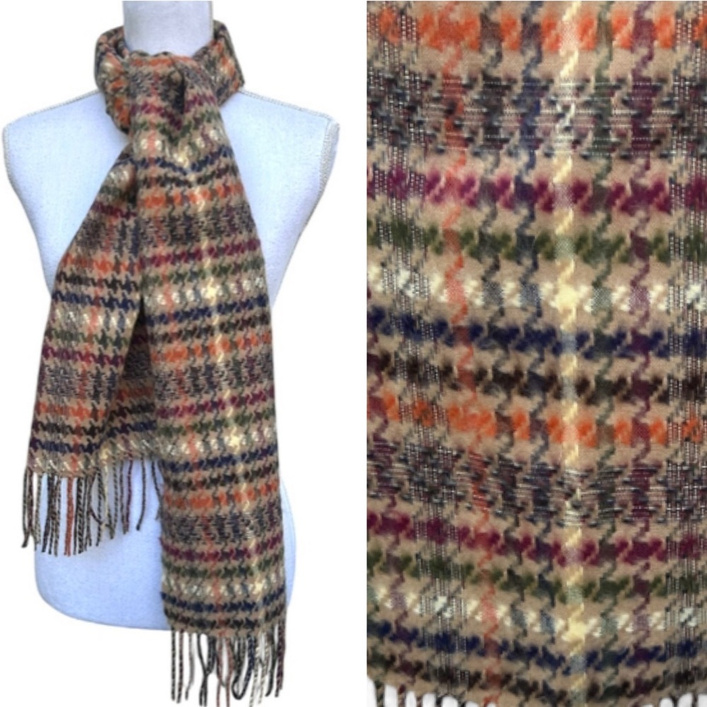 Academia plaid soft scarf